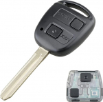 Heart Horse 2 nupu kaugjuhtimispuldi Shell Prado, asendus v&otilde;tme Shell auto v&otilde;tme puhul T0yota RAV4 Prado Tarago Kluger Avensis Remote Key Programmeeritav 433 MHz 4D67 Chipiga