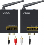 YMOO 2.4GHz Audio Radio Transmissiooni saatja vastuv&otilde;tja komplekt, RCA 3.5 mm Jack Audio adapter, 20 ms Low Latency, 48 kHz / 24 Bit HiFi Stereo TV/PC k&otilde;larile/CD m&auml;ngija/v&otilde;imendi, 320 Feet
