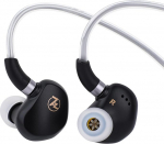 LINSOUL 7HZ G1 In-Ear Monitor, 10mm DLC membraani d&uuml;naamiline juht IEM k&otilde;rvaklapid, juhtmega m&auml;nguk&otilde;rvaklapid koos eemaldatava h&otilde;betatud OFC kaabliga audiof&auml;nnidele (3.5mm, ilma mikrofonita, must)