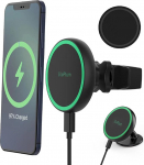 Gloplum &uuml;hilduv 15W laadija Magsafe autohoidja, traadita magnetiline auto mobiiltelefoni hoidja, traadita autolaadija auto laadimisjaam mobiiltelefoni hoidja telefonile 13/13 Pro/13 Mini/13 Pro/12/12 Pro