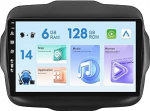 6GB+128GB 9" IPS puuteekraaniga Android 14 autoraadio Jeep Renegade 2015-2020 jaoks - tagantj&auml;rgi kaamera+MIC - toetab Carplay/DAB+/juhtimisratta/4G/WiFi/Bluetooth/Mirrorlink/GPS/AUX