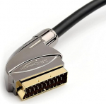 KabelDirekt 3m SCART kaabel (21-poolne, mitmekordne varjestus, t&auml;ppis&uuml;hendus, Full HD) PRO-seeria