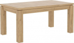 FORTE Havana Extendable Dining Table Made of Wood, Old Oak, W x H x D: 160.4&divide;206.4 x 76.1 x 90.4 cm