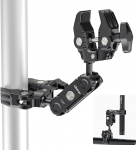 Magic Arm koos Super Clamp, ULANZI Dual Camera Clamp Mount 360&deg; p&ouml;&ouml;rleva kuuliga, Double Ball Head adapter 1/4 tolli kruviga ja ARRI jaoks Action Camera, Reflektor, Light Stand, Statiiv, kandev&otilde;ime 3,5 kg