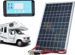 P&auml;ikesepaneelide komplekt - 100 W Starter Inverter s&uuml;steem salongi, haagissuvila p&auml;ikesepaneel koos aku salvestusega, mere haagise t&ouml;&ouml;riist RV, paadi ja Off-Grid rakenduste jaoks, 13,58 x 8,27 x 0,59 tolli