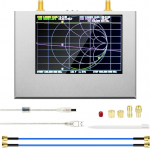 AURSINC NanoVNA V2 PLUS4 Vector Network Analyzer 4-tolline 50KHz-4.4GHz HF/VHF/UHF antennianal&uuml;saator m&otilde;&otilde;tmine S-Parameeter SWR Phase Smith Chart koos 3200mAh akuga