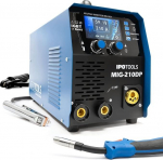 IPOTOOLS MIG-210DP 6-in-1 MIG MAG keevitusmasin - kaitsegaasi keevitusmasin 210 A s&uuml;nergilise impulsi topeltimpulsi funktsiooniga / keermestatud traadi keevitusmasin ja elektroodid / E-k&auml;si / IGBT / 230 V
