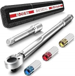 P&ouml;&ouml;rdemomendiv&otilde;ti 1/2 tolli 40-210 Nm autodele, veoautodele ja mootorratastele - Komplekt 17, 19, 21 mm ja 125 mm pikendusriba - Suurep&auml;rase t&auml;psusega rehvivahetus - Premium rattakinnitusv&otilde;ti