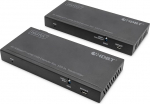DIGITUS HDBadeT HDMI KVM Extender 150 m/4K/60Hz/USB 2.0/PoC/IR/Must 150 m