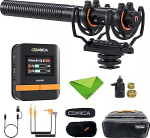 comica VM40 Professional Directional Microphone, traadita 2.4G Supercardioid kondensaator mikrofon, universaalne kaameramikrofon filmitegijatele, Vloggerile - traadita mikrofon kaamerale, nutitelefonile ja