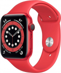 Apple Watch Series 6 44 mm (GPS + mobiilside) - alumiiniumist korpus (toode) Punane Roy spordirihm (uuenenud)