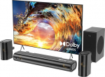 Hiwill 4.1ch Dolby Atmos Soundbar, 300 W Soundbar TV-seadmete jaoks koos subwooferiga, 2 eesmist Surround-k&otilde;larit, k&otilde;lar telerile, reguleeritavad k&otilde;rg- ja madalpinged, HiElite A41