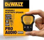 DEWALT kaasaskantav Bluetooth-k&otilde;lar (uuendatud versioon), traadita t&ouml;&ouml;platsil kasutatav veekindel kaasaskantav k&otilde;lar (mittemagnetiline), sisseehitatud mikrofon k&auml;ed-vabadeks muusikak&otilde;nedeks/k&otilde;nedeks