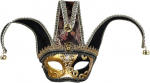 ABOOFAN Masquerade mask meestele naistele Venetian Jester mask pool n&auml;gu karneval mask Halloween kost&uuml;&uuml;m pidu Ball Prom Wall Decoration (must)