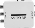 Cuifati videokonverter, AV CVSB to RF Converter, heliv&otilde;imendi 1080P Composite CVBS Video Audio Converter adapter, mis toetab PAL/NTSC telerile/PC/VCR-le