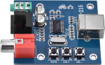 PCM2704 Decoder Card External HiFi Sound Card Portable USB Decoder Card 3.5mm Analog Output F/PC
