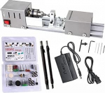 Holzdrehmaschine Mini-Drehmaschine Perlen Poliermaschine DIY CNC-Bearbeitung for Tisch Holzbearbeitung DIY Werkzeug Drehmaschine Standard-Set (V&auml;rv : Basic T1, Suurus : X)