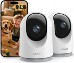 GNCC 2K Indoor Security Camera, 360&deg; WiFi Cameras for Home Security with Motion Detection, Pet Dog Baby Camera with Phone App, Baby Monitor Night Vision