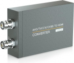TVI/CVI/AHD HDMI konverter, Full HD 4K 720P/1080P/3MP/4MP/5MP/8MP AHD/TVI/CVI signaali HDMI video adapter, BNC (TVI/CVI/AHD/CVBS) videosignaali kuvamine monitoril/HDTV HDMI sisendiga