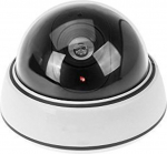 ELEAR &trade; Valge kuppel v&otilde;ltsitud v&otilde;lts turvakaamera veekindel IR LED vilkuv punane valgus v&auml;ljas siseruumide j&auml;lgimine