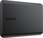 Toshiba Canvio Basics HDTB510XK3AA 1TB USB 3.0 kaasaskantav v&auml;line k&otilde;vaketas - must