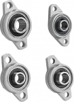 10 tk KFL08 KFL000 KFL001 KFL002 KFL003 KFL004 KFL005 Mini kuullaagrid l&auml;bim&otilde;&otilde;t 8mm 10mm 12mm 16mm tsingisulam (KFL003 17mm )