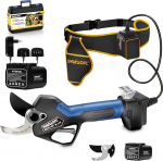 SWANSOFT akutoitega oksak&auml;&auml;rid, 45 mm 1150 W aiak&auml;&auml;rid ja teleskoopl&otilde;ikurid - v&otilde;imsad elektrilised aiak&auml;&auml;rid t&auml;pseks puude l&otilde;ikamiseks, roosi l&otilde;ikamiseks ja viinapuude l&otilde;ikamiseks, must/sinine