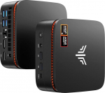NiPoGi Gust G1 Mini Gaming PC W-11 Pro AOM Ryzen 9 8945HS (8C/16T, Biz kuni 5.2GHz) 32GB DDR5(16GB*2) 5600MHz/1TB M.2 NVMe SSD, Mini arvuti WiFi6E/BT5.2/4K Triple Display USB 4.0 Type-C+DP 2.0+HDMI