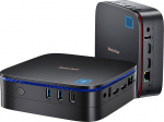 Blackview MP60 2026 Mini PC Mini PC Win 11 Pro Intel 12th Gen N95, 16GB RAM 512GB SSD Mini lauaarvuti, 4K @ 60Hz HD Dual HDMI, Gigabit Ethernet, 5G WiFi/BT/USB 3.2 x 2