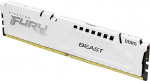 Kingston FURY Beast White DDR5 16GB 5200MT/s CL40 DIMM lauaarvuti m&auml;ngum&auml;lu &uuml;ksikmoodul Intel XMP - KF552C40BW-16