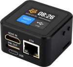 Waveshare Luck-Fox PicoKVM kerge IP KVM kaugjuhtimisvahend, koos korpuse ja 1,54-tollise puuteekraaniga, toetab 1920x1080@60fps HDMI-video sisendit ja HID-signaali v&auml;ljundit seadme juhtimiseks