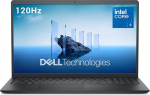 Dell 15 s&uuml;learvuti DC15250 15,6-tolline FHD (1920 x 1080) 120Hz, Intel Core 3 100U, Intel UHD graafika, 8 GB RAM, 512 GB SSD, Windows 11 Home, QWRTZ taustavalgustusega klaviatuur - must
