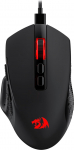 Redragon M695 Wired Gaming Mouse, 24,000 Max DPI optiline m&auml;nguhiir, 7 programmeeritavat nuppu, ergonoomiline loomulik k&auml;epide, tarkvara toetab DIY otseteede klahve ja DPI, must