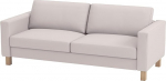 Diivanikate ainult.Vastupidav kangast diivanikate Karlstad kolmele 3-kohalisele (ei ole loveseat.) (Laius: 205cm) Katte asendamine, mis &uuml;hildub iKea Karlstad Slipcoveriga (pol&uuml;ester lina beež).