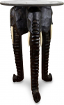 livasia Elephant Side Table, Bistro Table from Bali, Bedside Table, Telephone Table (Handmade)