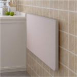 Seinale paigaldatav kokkupandav laud v&auml;ikestesse ruumidesse Marmor viimistlus 100 x 40 cm B Lisatarvikud kaasas