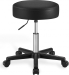 SONGMICS 46-58cm ratastega p&ouml;&ouml;rlev tool kunstnahast istmega