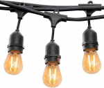 Lumisky MAFY LIGHT v&auml;ljas Fairy Lights 34m koos 80 LED h&otilde;&otilde;gniidiga E27 pirnid, soe valge