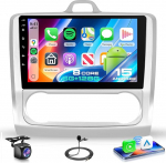 VECHTEL 8 KERN 6G+128G Autoradio Android 15 f&uuml;r Ford Focus Mk2 II 2 2004-2011, 9'' IPS HD puuteekraaniga autoraadio koos Drahtlos Carplay Android Auto DSP GPS Wi-Fi USB Bluetooth 5.0 FM RDS Tagfahrkamera