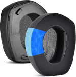 defean RS165 175 185 195 vahtpolstrite vahetus k&otilde;rvapadjad, mis &uuml;hilduvad Sennheiser HDR RS165, RS175, RS185, RS195 RF traadita k&otilde;rvaklappidega, eriti paksud (Silky Cool Gel)