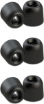 Comply Isolation m&uuml;rasummutusega m&auml;luvaht k&otilde;rvaklappide otsad Sennheiser HD 1 Momentum MIE2, CX 3.00 ja 5.00 jaoks, Premium asendusm&uuml;ra v&auml;hendavad k&otilde;rvaklappide otsad, (v&auml;ike) - must, 3 paari