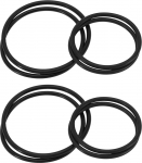 12 tk jalgratta paigaldusrihmade komplekt koos elastsete kummist O-r&otilde;ngaste rihmadega, mis &uuml;hilduvad Garmin Quick Release Bike Mounts veerandi p&ouml;&ouml;rde vabastamine jalgrattaspordiks