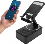Jectse telefonihoidja koos Bluetooth-k&otilde;lariga, HD Surround Sound k&otilde;lar, 360 kraadi p&ouml;&ouml;rlev telefoni hoidja koos juhtmevaba Bluetooth-k&otilde;lariga meestele, naistele, isale
