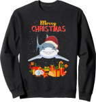 R&otilde;&otilde;msaid j&otilde;ule Shark Ugly X-Mas Sweater Santa Sweatshirt, must