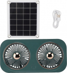P&auml;ikeseventilaator, koeramaja ventilaator, p&auml;ikeseenergial t&ouml;&ouml;tav p&ouml;&ouml;ninguventilaator, 20W aku, kompaktne, ilmastikukindel, p&ouml;&ouml;ningule, kasvuhoonele, garaažile, garaažile