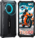 Blackview BV6200 Pro v&auml;litingimustes kasutatav mobiiltelefon (13000 mAh) Android 14,18 GB + 128 GB v&auml;litingimustes kasutatav nutitelefon veekindel, 98 dB k&otilde;lar, Helio P35 2,3 GHz, 6,56-tolline HD+ ehitusplatsil kasutatav mobiiltelefon, IP68