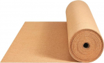 200 sq ft Cork Roll 48 x 600 Inch Cork Underlay Roll 1/8 Inch Thick Sound Insulation Cork Board Roll Mould and Moisture Resistant Cork Roll for Office Home School DIY Support Reclining 3mm