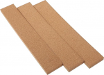 3 isekleepuva korgiriba pakend naturaalsest korgist kontori seinakorralduse jaoks, kleepuva tagakihiga, korduvkasutatav, 30 x 5 x 1 cm