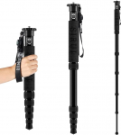 SIRUI P-306 Monopood koos koti ja v&ouml;&ouml;klambriga / k&otilde;rgus 154 cm / kaal 0,5 kg / maksimaalne koormus 8 kg / alumiiniumist