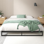 Zinus Trisha Heavy Duty Low Profile Platform Bed Frame / madratsi alus / No Boxspring vaja / Stabiilne puidust liistudega alus / Kiire ja lihtne kokkupanek, 17,8 cm